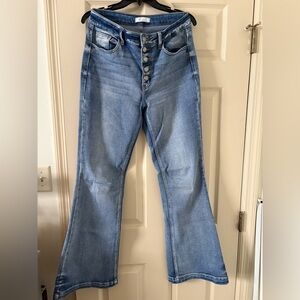 Kancan High Rise Flare Jeans